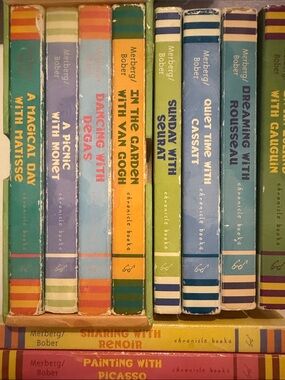 Chronicle Books Art Series Book Set - Blue, Green, Yellow, Orange